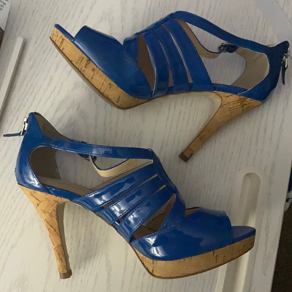 Royal blue Franco Carto heels